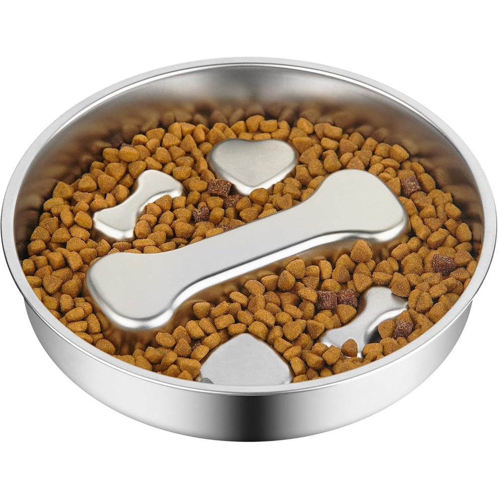 Royal Canin Food Medium - Comedero Lento para Perros, de Acero