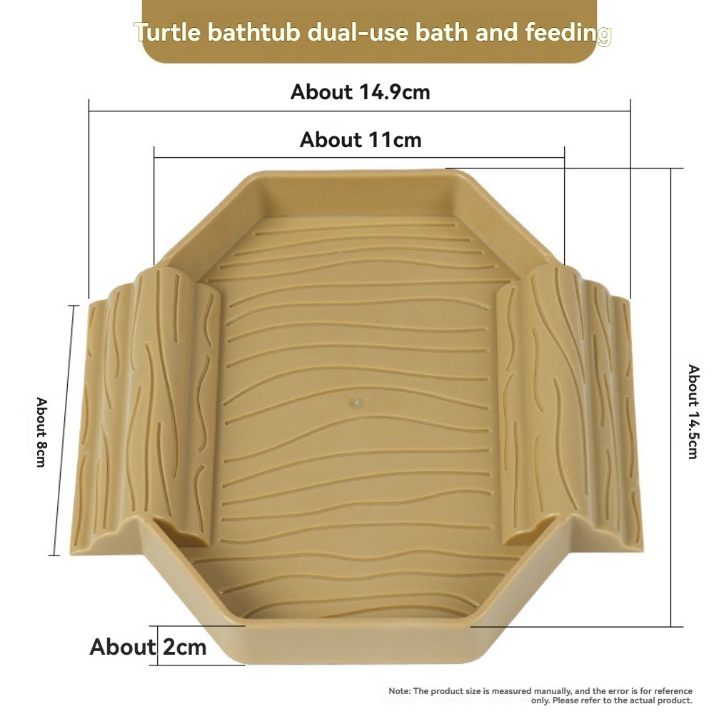 Bañera para tortugas con borde - Water Dish Reptile reseña y precio