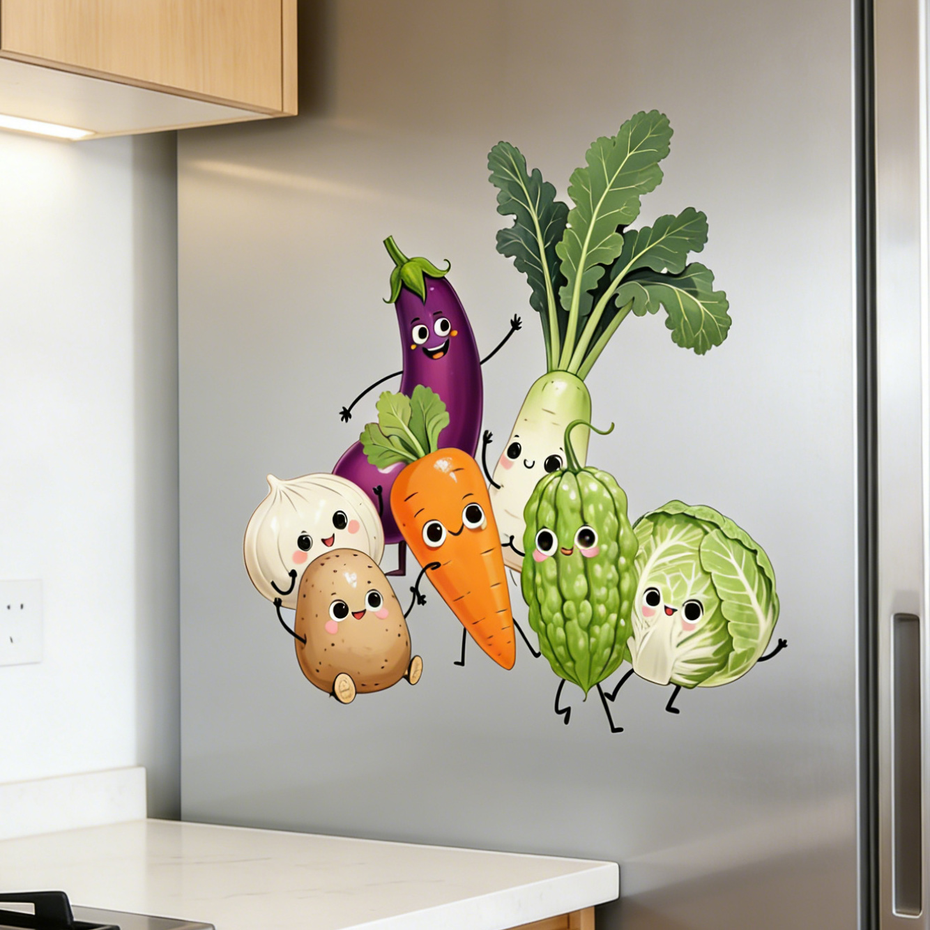 Pegatinas de pared de vegetale - Pvc Panel Background reseña y precio