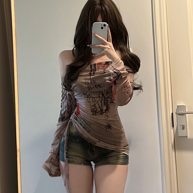 Camiseta de manga larga estilo - Screen Top Mesh reseña y precio